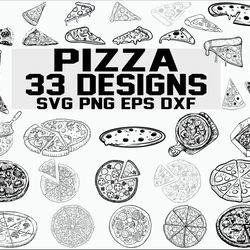 pizza svg, food svg, pepperoni svg, pizza chef svg