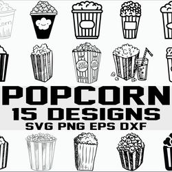 popcorn svg, popcorn clipart, cinema svg, movie svg