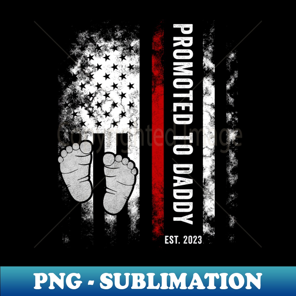 HJ-20231117-11273_Promoted To Daddy American Flag Camo Fathers Day New Dad 7788.jpg