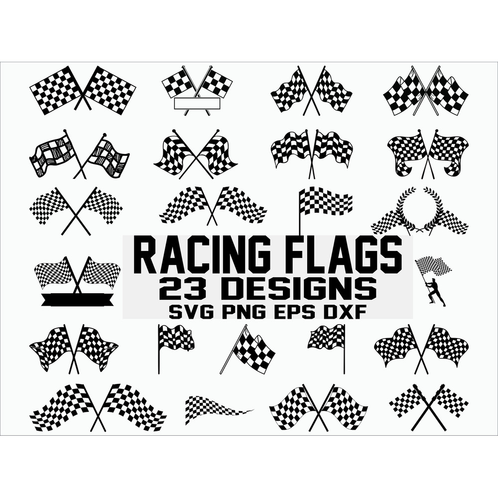 Racing Flag SVG Race Car Flag SVG checkered flag svg rally car svg sports racing Racing Car Flag Silhouette clipart Cut file decal.jpg