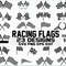 Racing Flag SVG Race Car Flag SVG checkered flag svg rally car svg sports racing Racing Car Flag Silhouette clipart Cut file decal.jpg