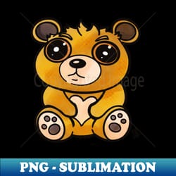 kawaii teddy bear - digital sublimation download file - perfect for personalization
