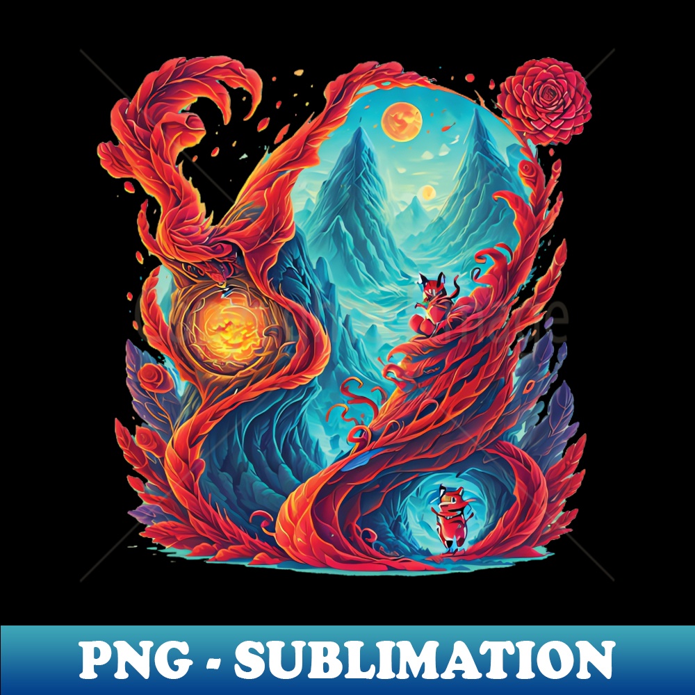 ID-20231117-14893_Two Orange Cats Playing On Red Mountains 1901.jpg