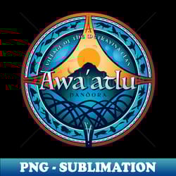 the village of awaatlu - exclusive sublimation digital file - perfect for personalization