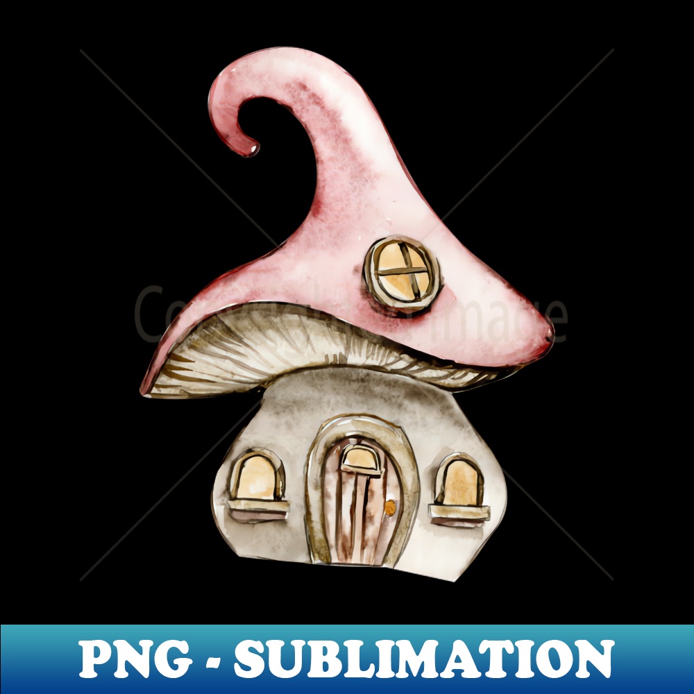 JY-20231117-15373_Watercolor Cartoon Fairy Tale Mushroom House 7169.jpg