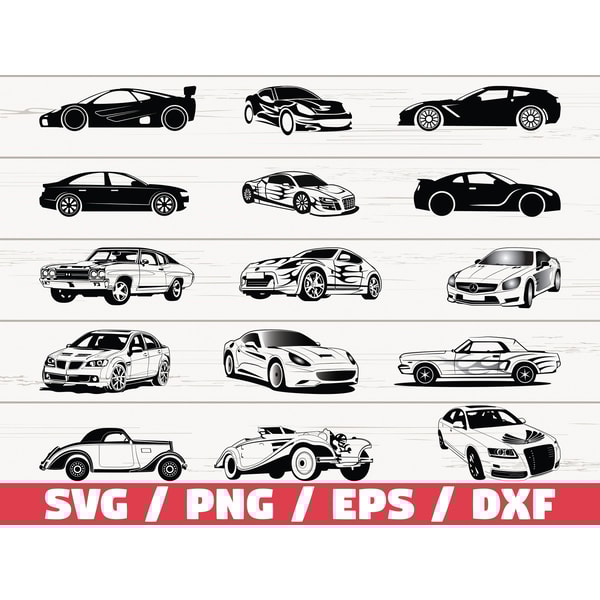 Sports car svg, Super Car svg ,Racing Car svg, silhouette | Inspire Uplift