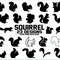 Squirrel SVG Squirrel Silhouette Squirrel Vector Clipart Printable Cricut Cut Files Cricut Digital File.jpg