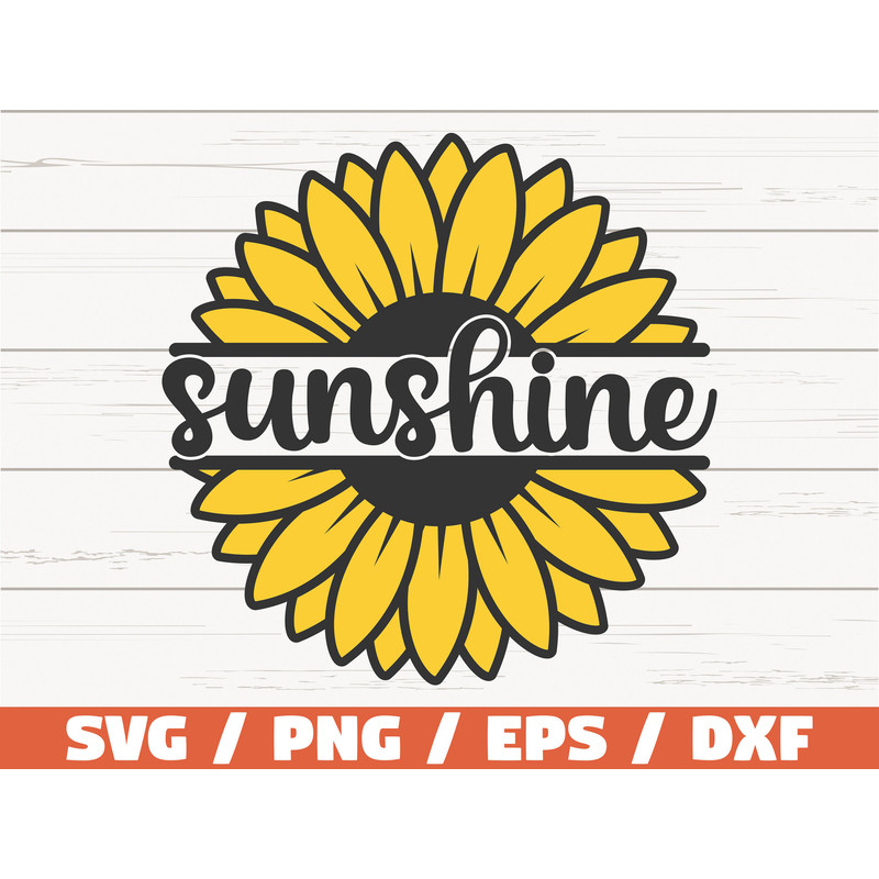 Sunshine Sunflower SVG Cut File Cricut Commercial use Instant Download Sunflower SVG.jpg
