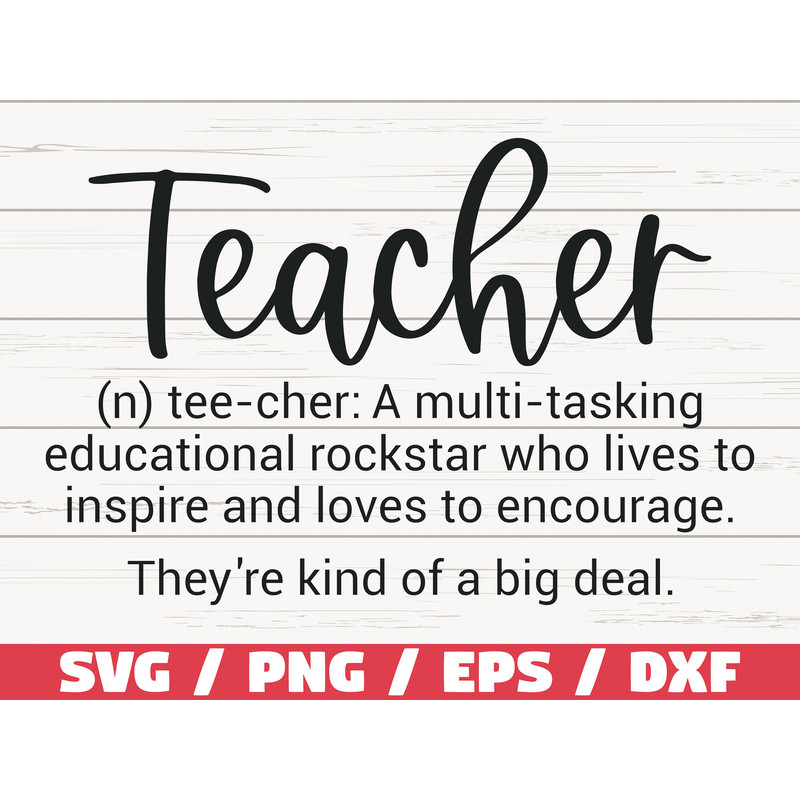 Teacher Definition SVG  Cut File  Cricut  Commercial use  Silhouette  DXF file  Teacher Shirt  Teacher Life SVG  School Svg.jpg