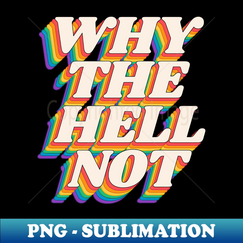 MH-20231117-15570_Why The Hell Not by The Motivated Type in Black Red Yellow Blue and Green 6750.jpg