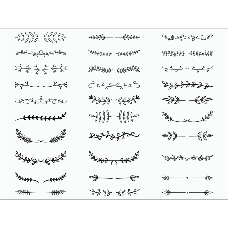 Text Dividers Cricut files Sihlouette files Vector files Printable Cuttable Digital item.jpg