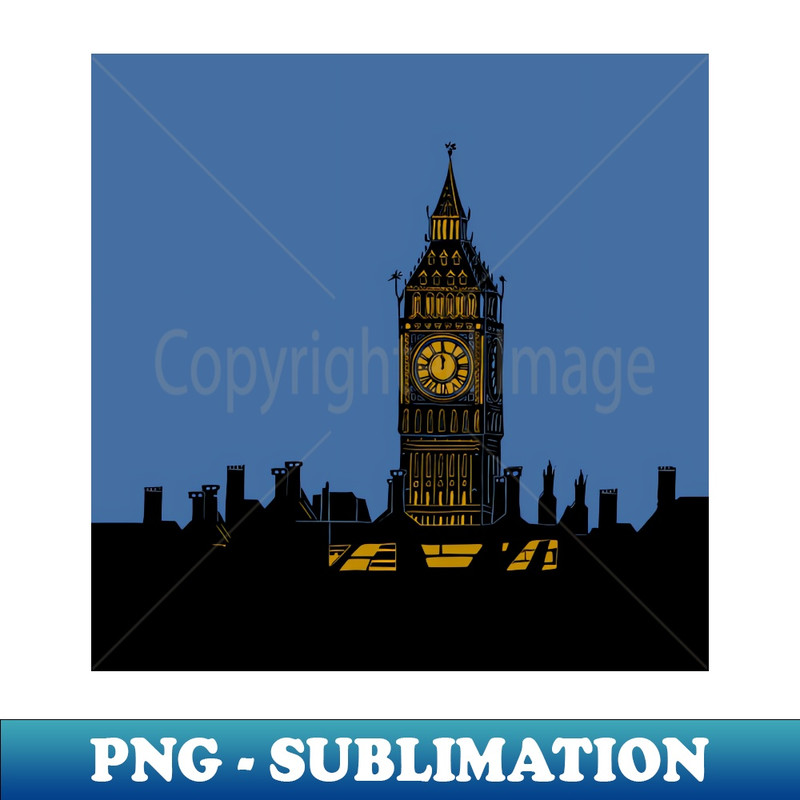 OL-20231117-1627_Big Ben London Silhouette Linocut 3582.jpg