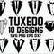 Tuxedo SVG Tuxedo Clipart Suit svg Gentleman svg Cut Files Silhouette Cricut Vector.jpg