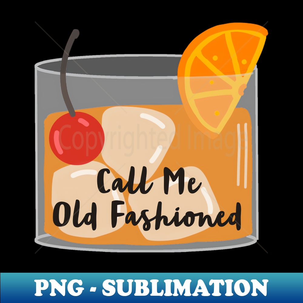 QH-20231117-2290_Call Me Old Fashioned Cocktail Pun Illustration 4084.jpg