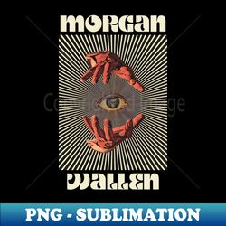 hand eyes morgan wallen - retro png sublimation digital download - bold & eye-catching