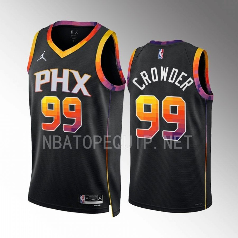 Phoenix Suns Jae Crowder Black 2022-23 Edition Jersey.jpg