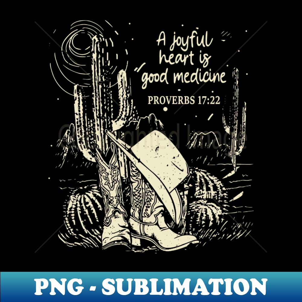 SA-20231117-151_A joyful heart is good medicine Funny Lyrics Music Cowboy 4994.jpg