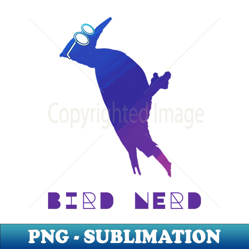 SB-20231117-1714_Bird Nerd Pileated Woodpecker Wearing Glasses Watercolor Silhouette 1338.jpg