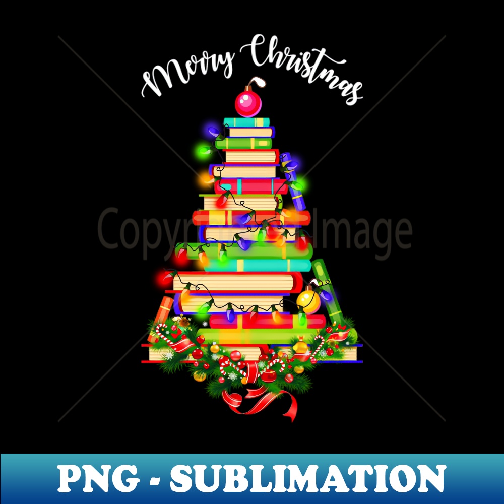 SC-20231117-1956_Books Christmas Tree Shirt Gift For Librarian Nerd 9976.jpg