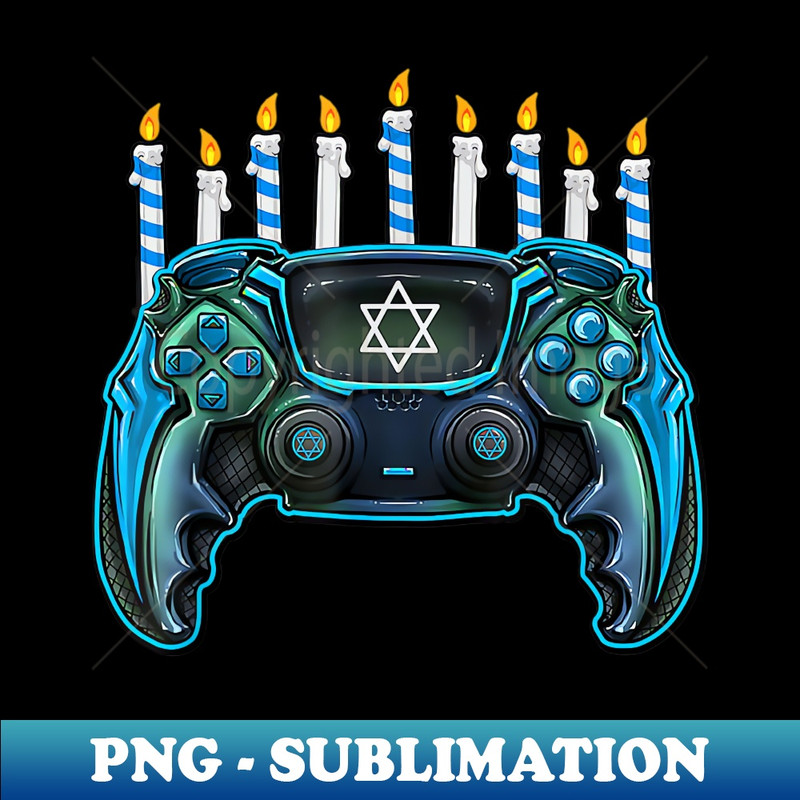 SI-20231117-15078_Video Game Controller Hanukkah Menorah Candles 1105.jpg