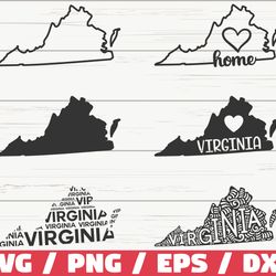Virginia State SVG, Cut File, Cricut, Clip art