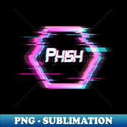 glitch aesthetic - phish - high-quality png sublimation download - bold & eye-catching