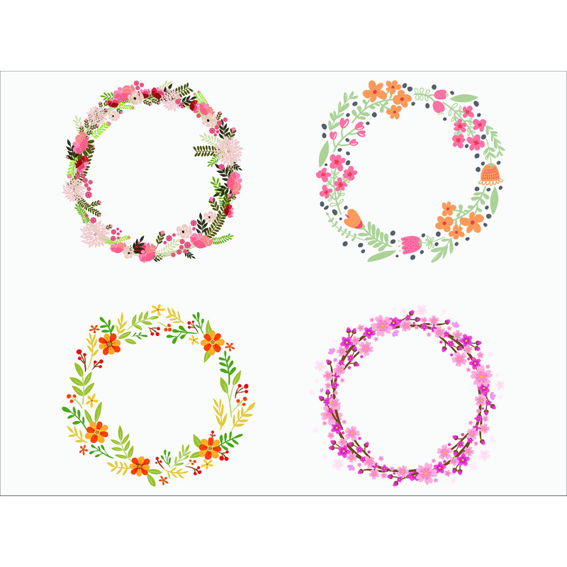 Watercolor Floral Spring Wreaths SVG PNG EPS spring flowerswreath svgwedding wreath Wedding Flowers cricutprintablefloral decorcut.jpg