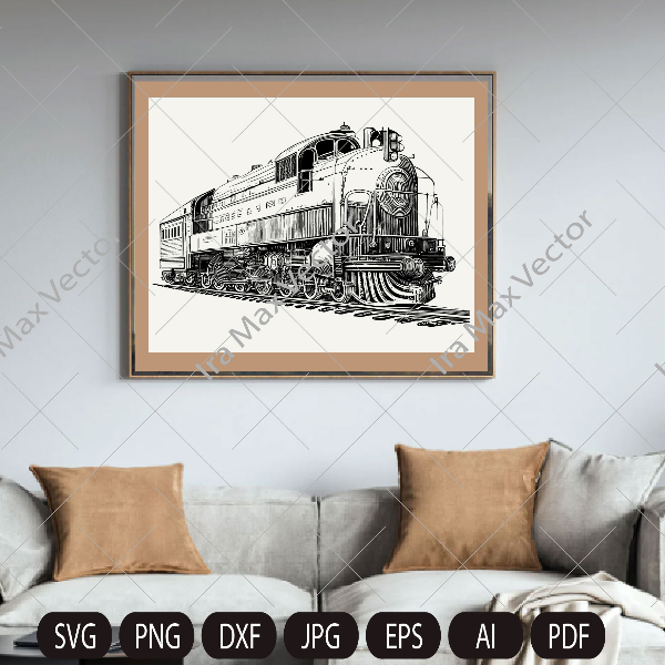 Train SVG/retro train svg/ flights train svg/ transportation - Inspire ...