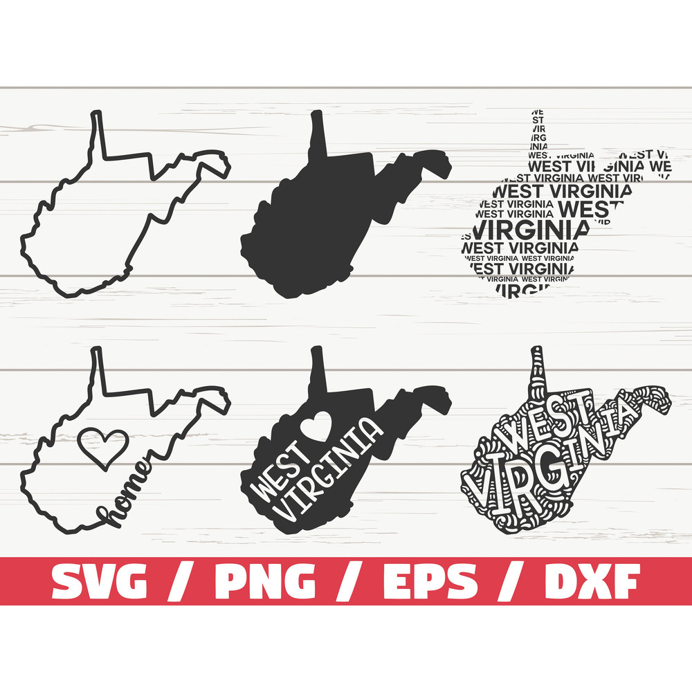 West Virginia State SVG  Cut File  Cricut  Clip art  Commercial use  Silhouette  West Virginia SVG  West Virginia Home Svg  WV Svg.jpg