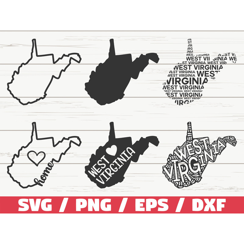 West Virginia State SVG  Cut File  Cricut  Clip art  Commercial use  Silhouette  West Virginia SVG  West Virginia Home Svg  WV Svg.jpg