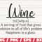 Wine Definition SVG Cut File Cricut Commercial use Silhouette Wine SVG Funny Definition SVG.jpg