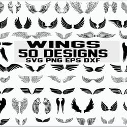 wings svg, angel wings, wings cut file, wing svg
