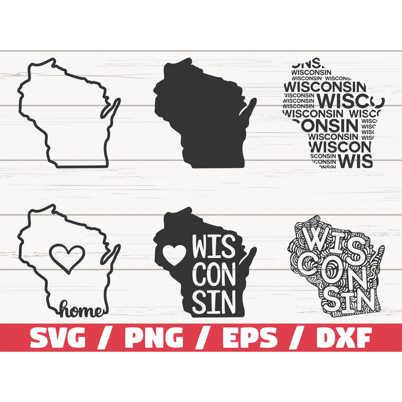 Wisconsin State SVG Cut File Cricut Clip art Commercial use Silhouette Wisconsin SVG Wisconsin Outline WI Svg.jpg