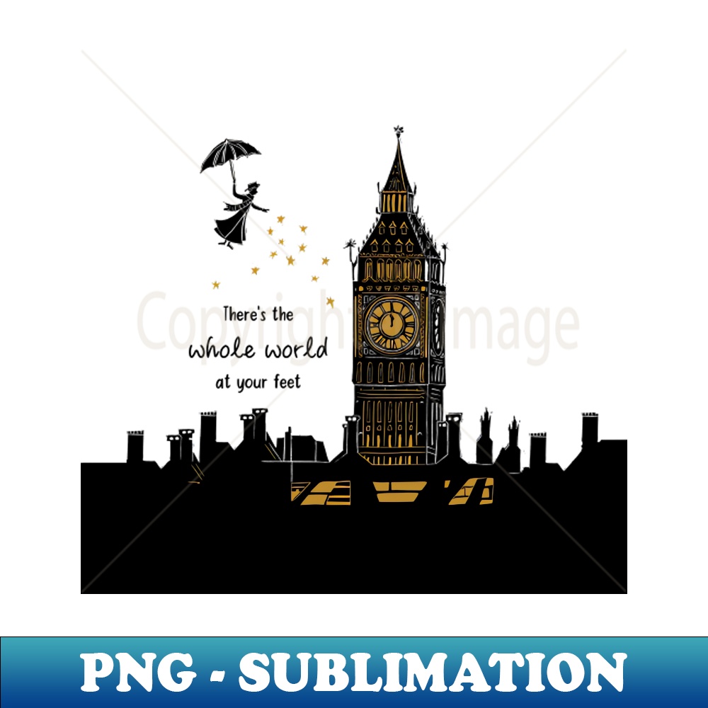 UO-20231117-9177_Mary Poppins Whole World at your Feet Linocut on Yellow 7110.jpg