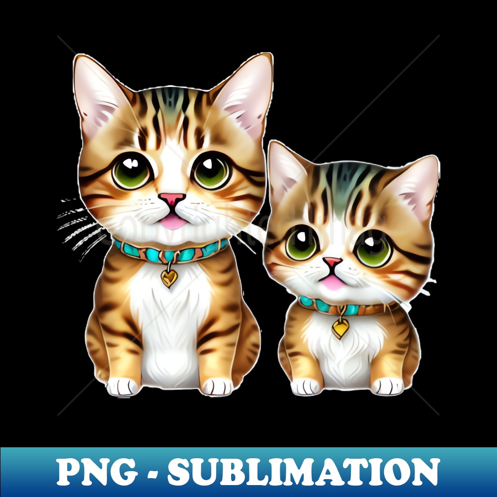 UQ-20231117-14878_Twin Baby Cat Realistic Illustration 7739.jpg
