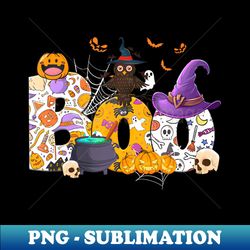 funny boo creepy owl pumpkin ghost halloween - elegant sublimation png download - instantly transform your sublimation projects