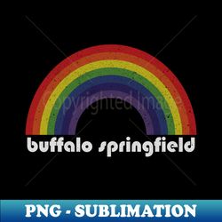 buffalo springfield rainbow vintage - creative sublimation png download - create with confidence
