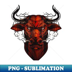 red bull - artistic sublimation digital file - unleash your inner rebellion