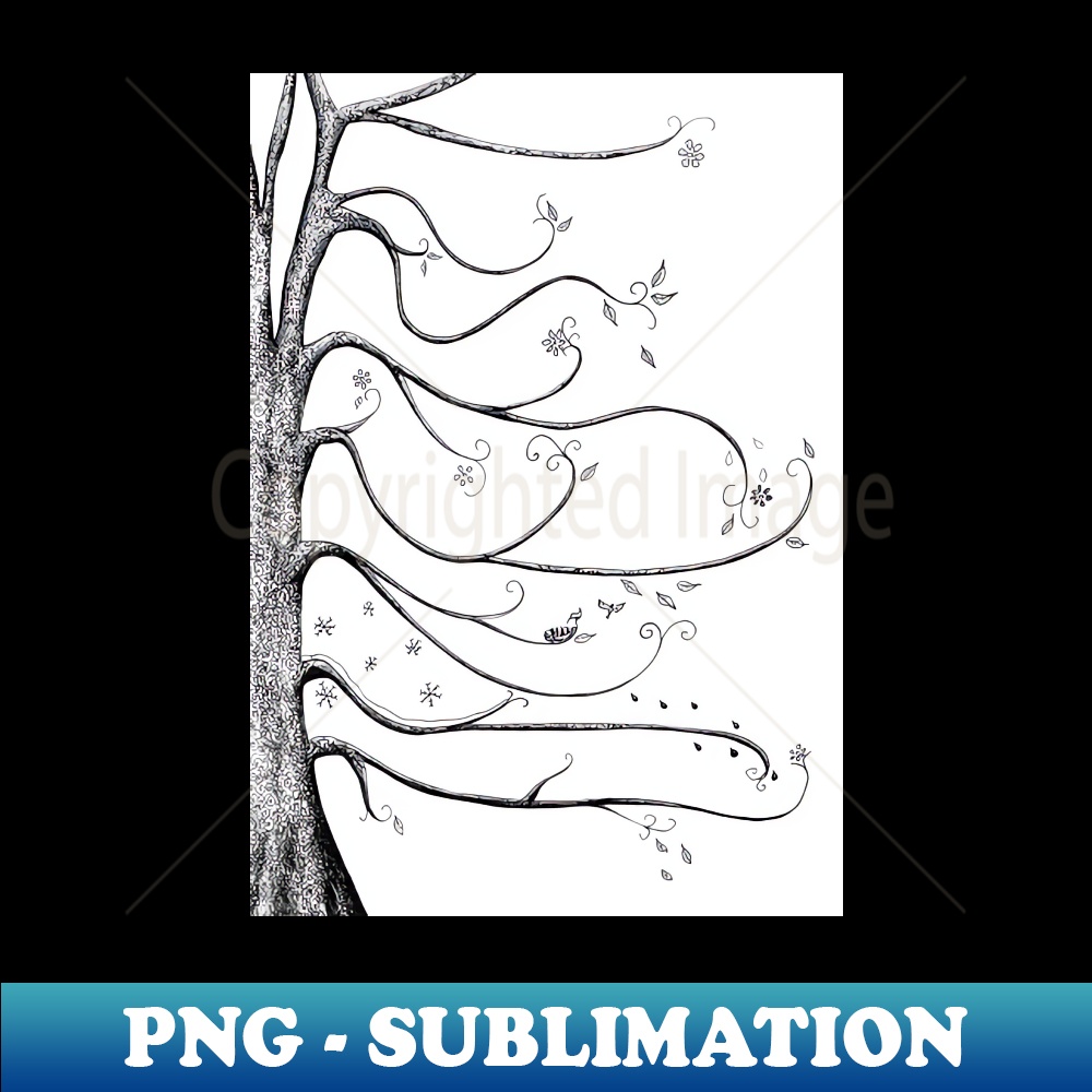 VY-20231117-5132_Four Seasons Tree of Life Ink Illustration in Black and White 3155.jpg