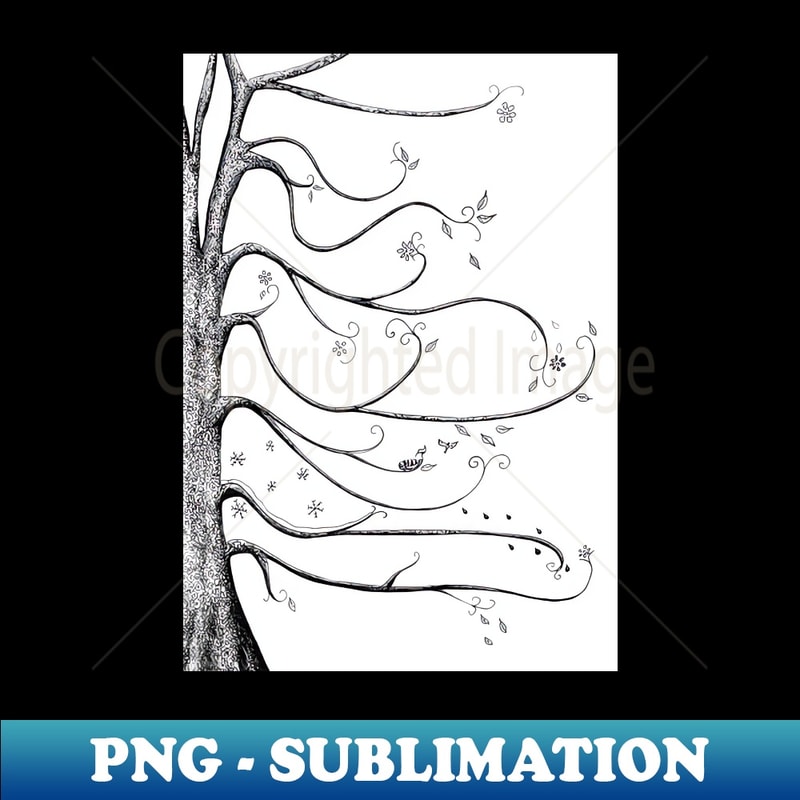VY-20231117-5132_Four Seasons Tree of Life Ink Illustration in Black and White 3155.jpg