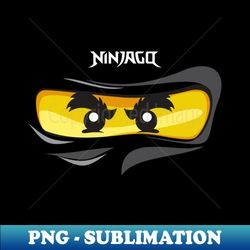 ninjago eyes black ninja cole fanart fanmade t-shirt - instant sublimation digital download - unlock vibrant sublimation designs