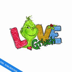 love grinch grinch christmas png
