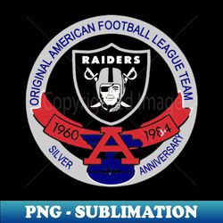 raiders silver anniversary - png transparent digital download file for sublimation - stunning sublimation graphics