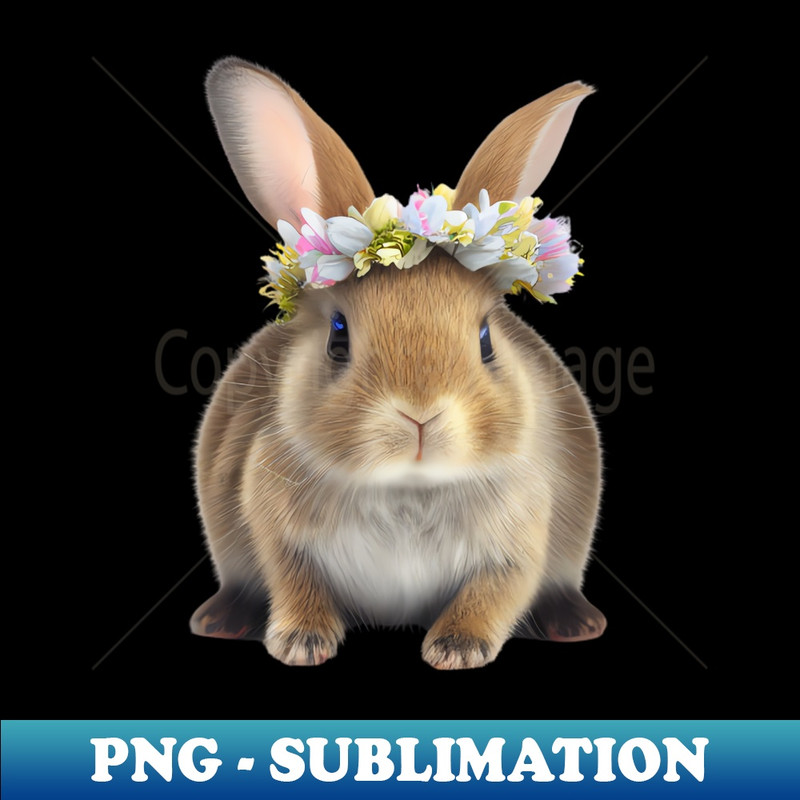YG-20231117-1126_Baby Rabbit with Colorful Floral Crown 9788.jpg