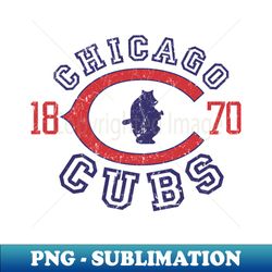 vintage chicago cubs - trendy sublimation digital download - perfect for personalization