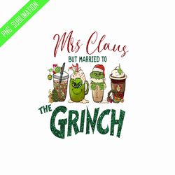 mrs claus but married to grinch christmas png