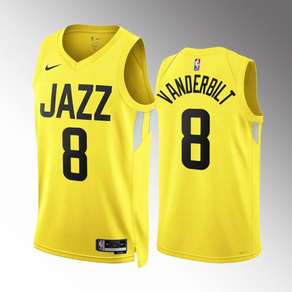 Utah Jazz Jarred Vanderbilt 2022-23 Gold Jersey.jpg