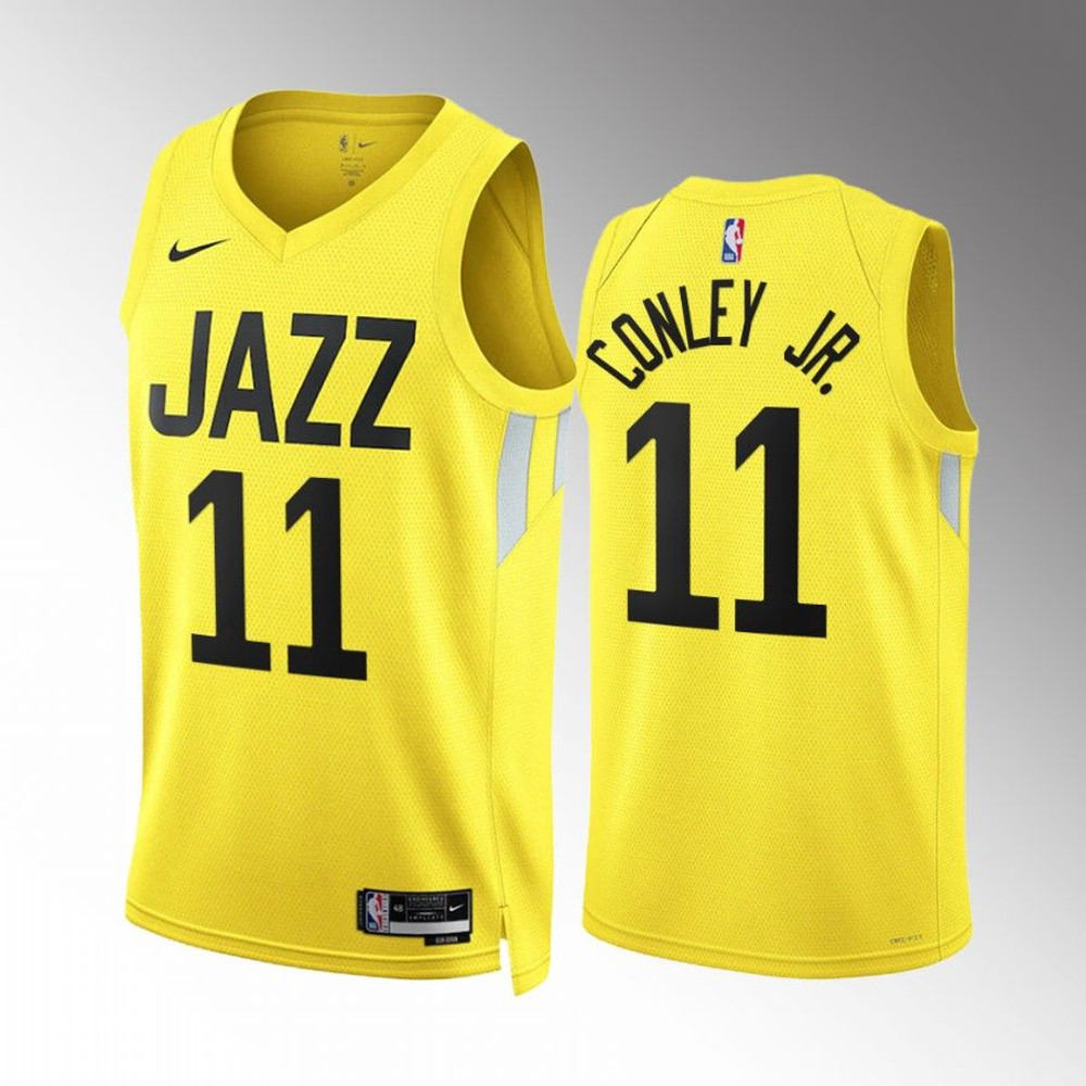 Utah Jazz Mike Conley Jr. 2022-23 Gold Jersey.jpg