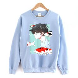 anime boy koi karpfen aesthetic anime merch japanese otaku doristino awesome shirts