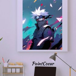 manga poster | anime manga panel decor | anime digital art | printable poster | unveiling the veil